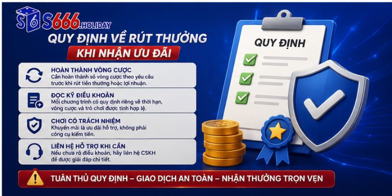 Quy Định Về Rút Thưởng Khi Nhận Ưu Đãi